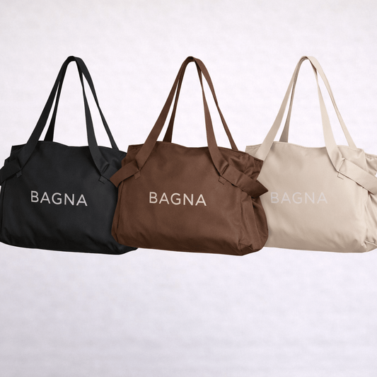 'Best Value' 3 BAGNA Fold - Flat Tote Bags Bundle - BAGNA Tote Tote Bag UAE