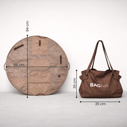 'Best Value' 3 BAGNA Fold - Flat Tote Bags Bundle - BAGNA Tote Tote Bag UAE