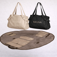 'Most Popular' 2 BAGNA Fold - Flat Tote Bags Bundle - BAGNA Tote Tote Bag UAE
